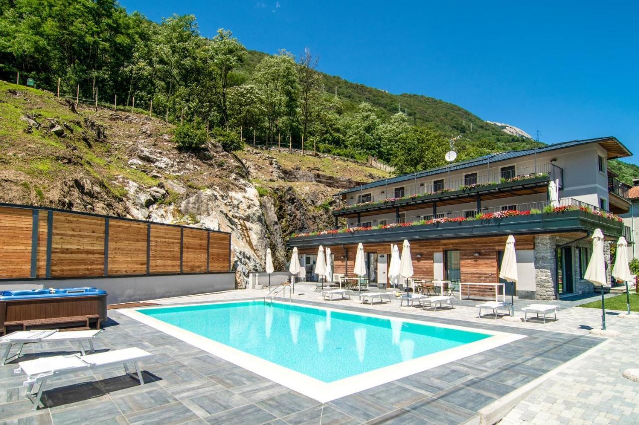Dascio Dolce Ferienwohnung Panorama Balkon Am See المظهر الخارجي الصورة