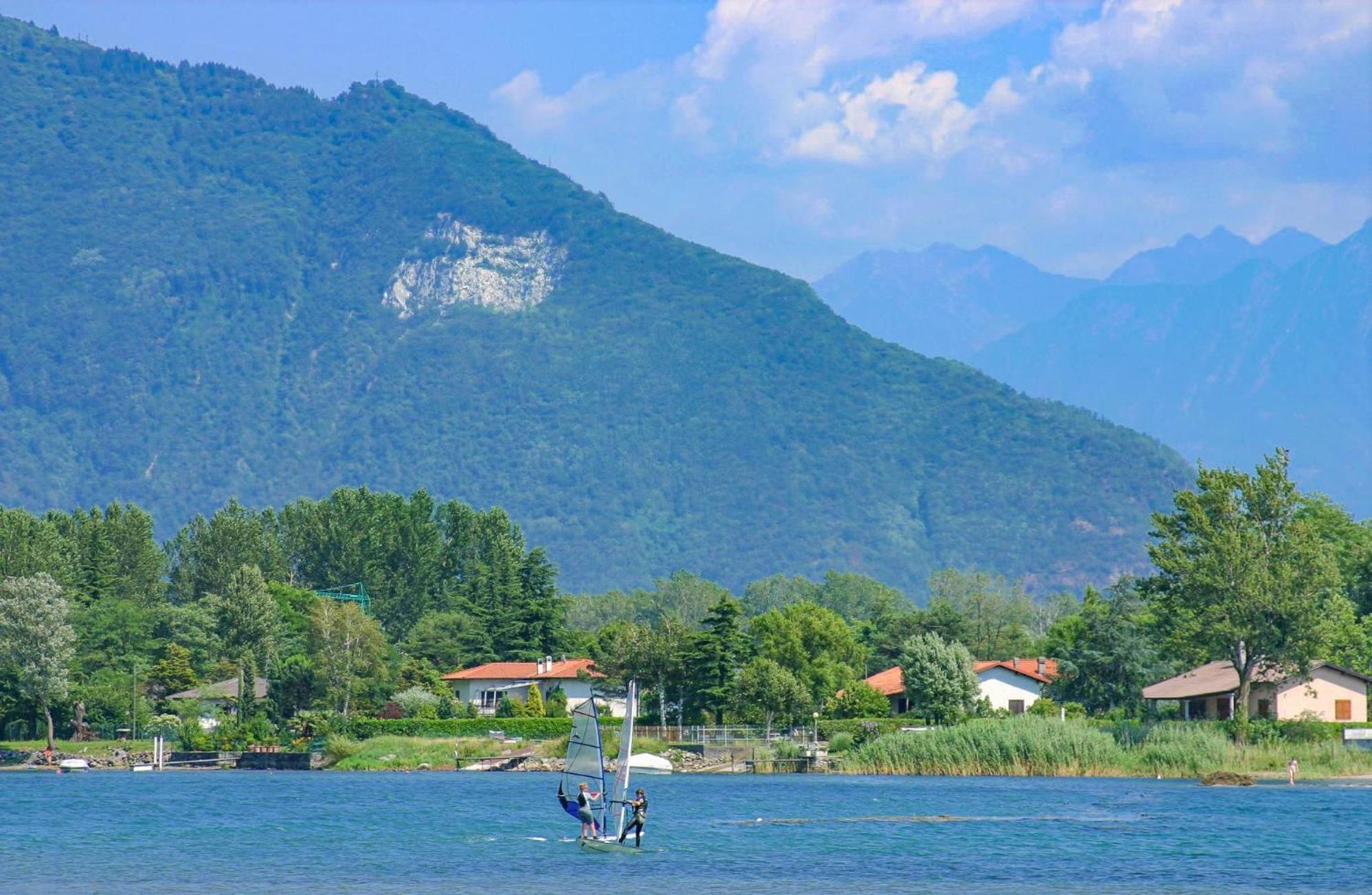 Dascio Dolce Ferienwohnung Panorama Balkon Am See المظهر الخارجي الصورة